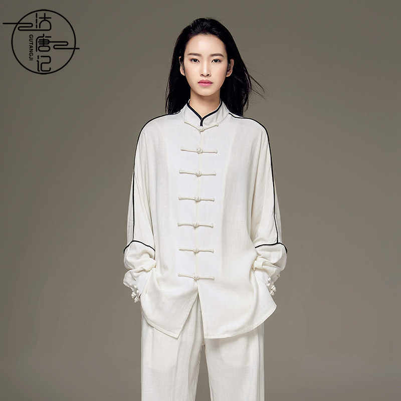 沽唐记太极服女 春秋季冬武术服男太极拳服练功服表演出服比赛服