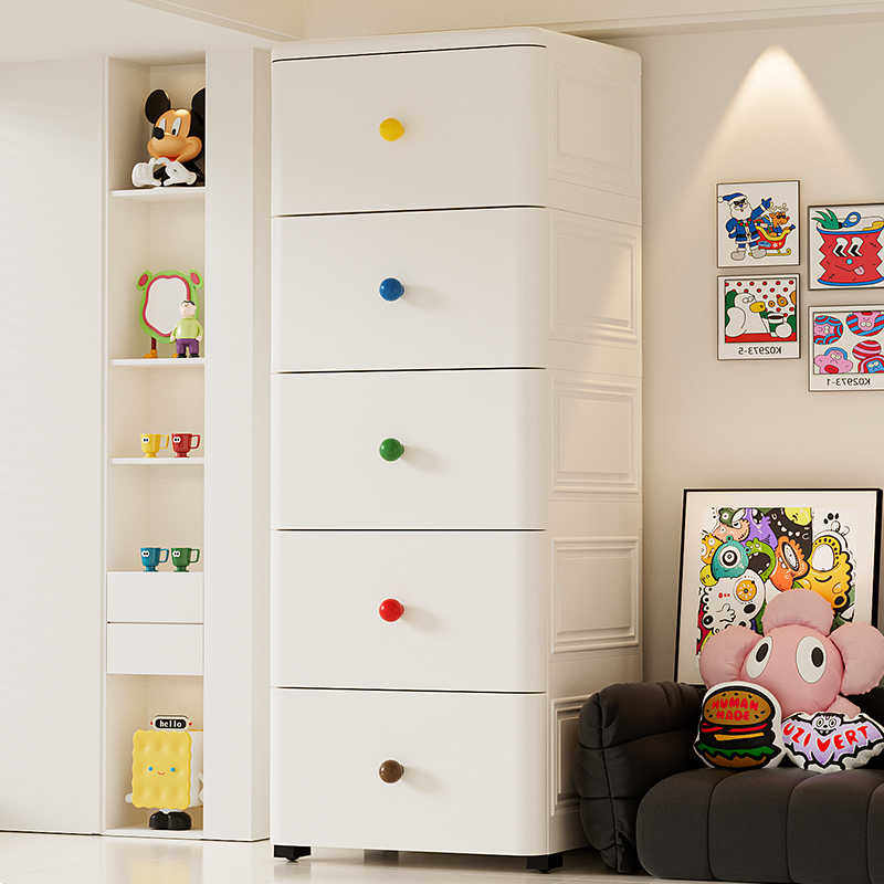 收纳柜抽屉式置物柜家用宝宝衣柜婴儿童衣服杂物储物五斗柜床