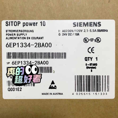 询价~99新正品6EP1334-2BA00 SITOP Power