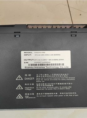 汇川伺服驱动器IS620PS2R8I拆机一台，IS620PS~议价