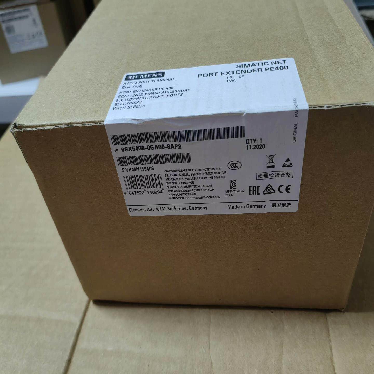 【顺庆】原装正品西门子交换机6GK5408-0GA00-8AP2 未【议价】