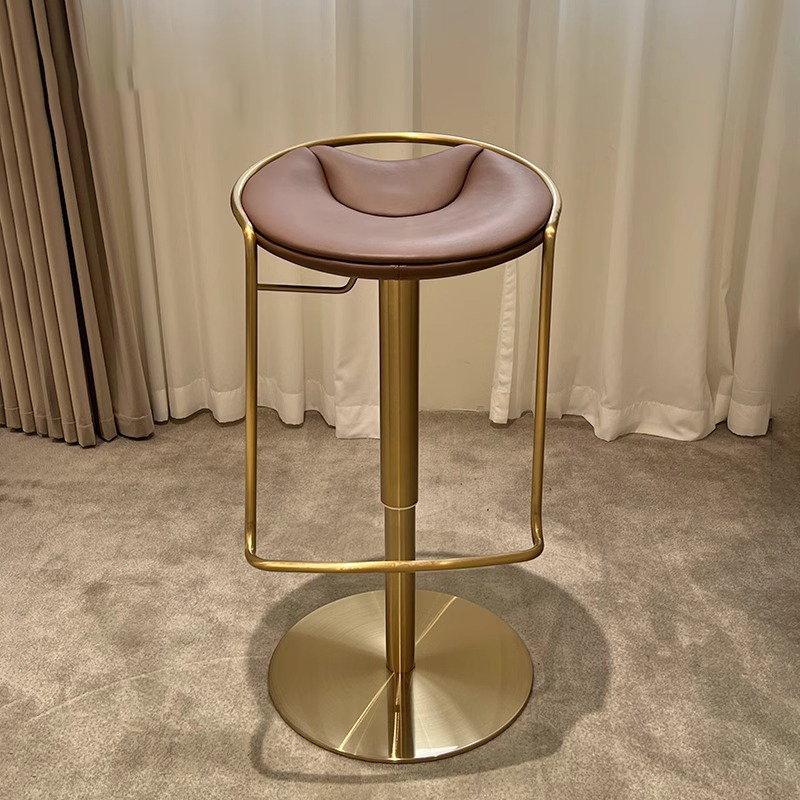 吧台椅升降家用吧凳酒吧收银台椅子前台吧椅轻奢高凳子旋转高脚凳