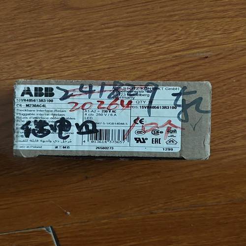 【汇生】ABB库存继电器，1SVR405613R3100，要的直接拍【议价】
