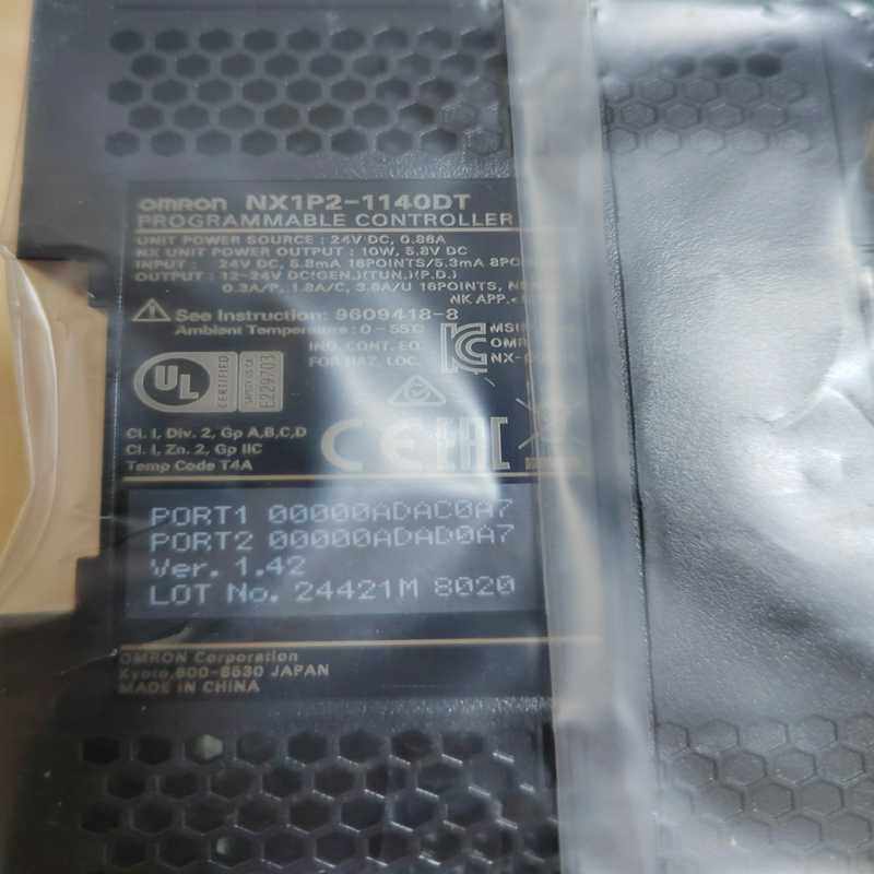 欧姆龙PLC   NX1P2-1140DT  全新原装正品（崽载电子）