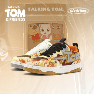 汤姆猫鞋子男鞋板鞋男款2026新款男士休闲百搭面包鞋时尚鸳鸯潮鞋