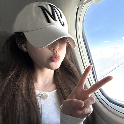 韩版字母刺绣显脸小防晒棒球帽女