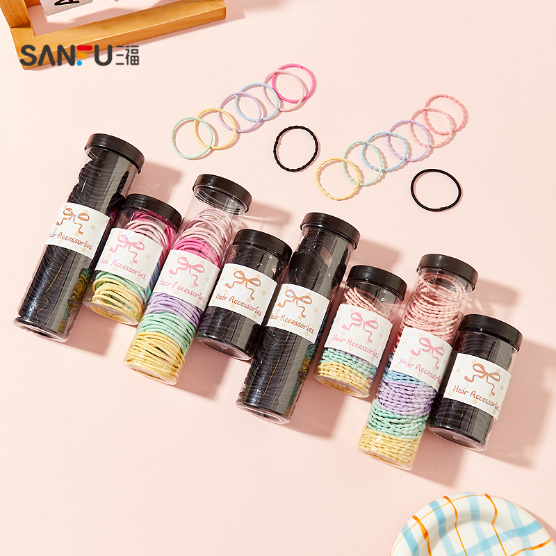 三福组合多根发圈 简约时尚易搭装饰发饰配饰头饰发绳843705