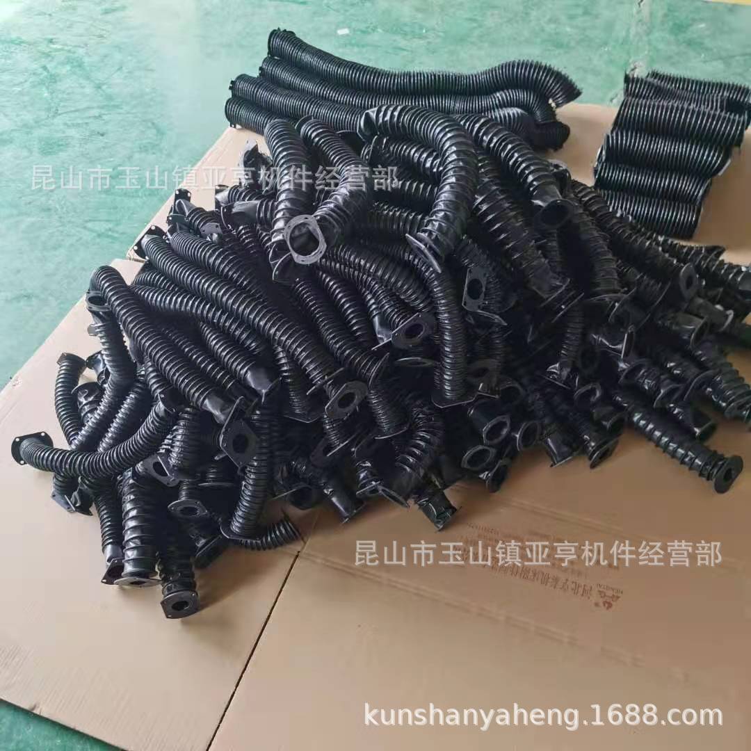 制做开口式缝制丝杠防护罩圆形伸缩滚珠保护罩耐高温防尘套