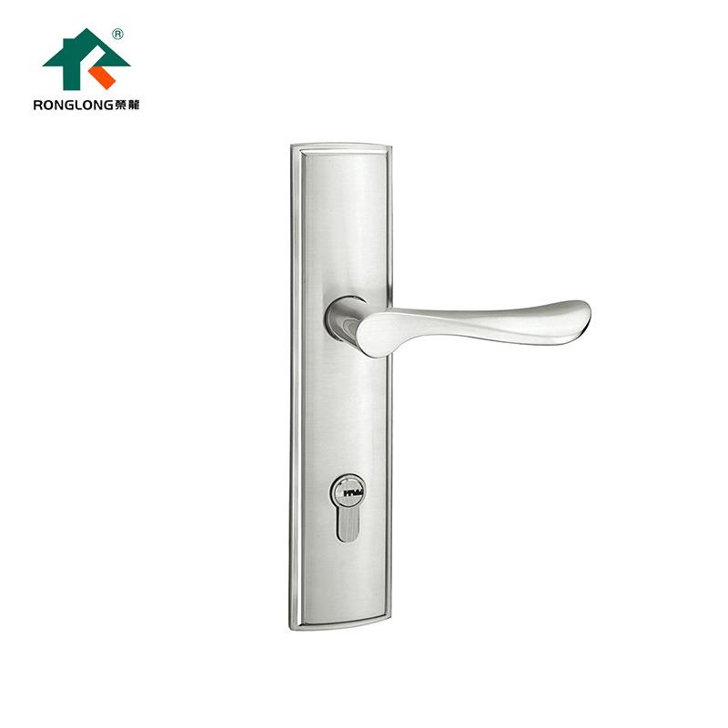 现代简约面板锁锁体双舌房门锁250MM长锌合金压铸执手锁锁芯