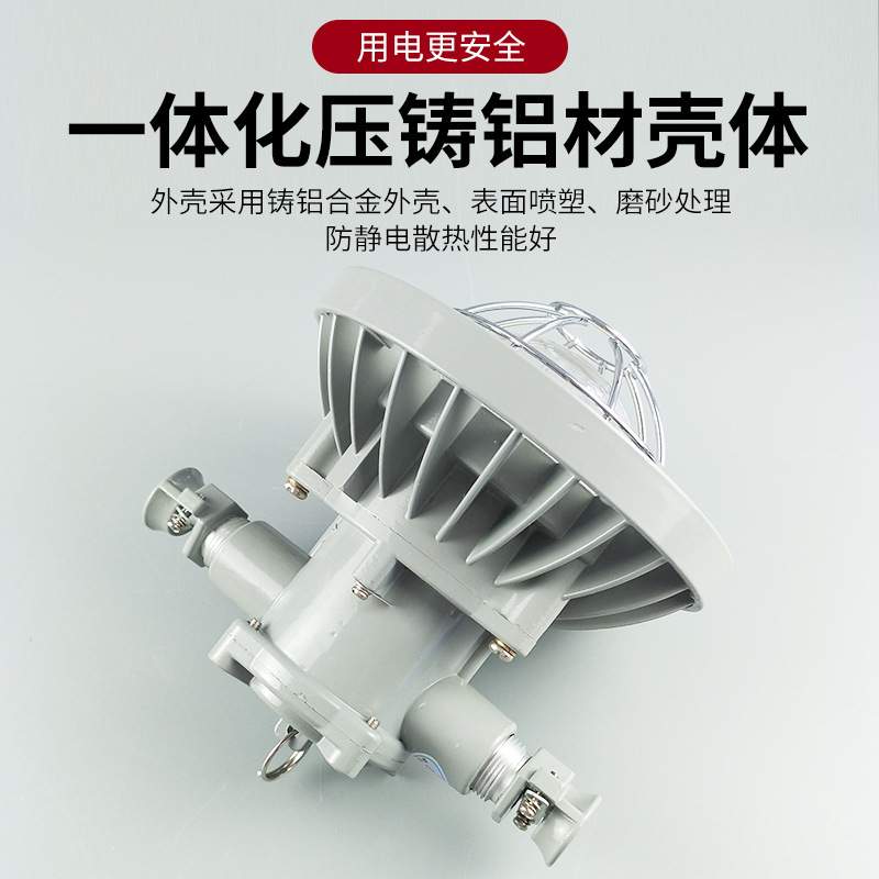 24W煤矿井下圆形照明灯防爆灯 DGS24/127L(A)隔爆型矿用LED巷道灯