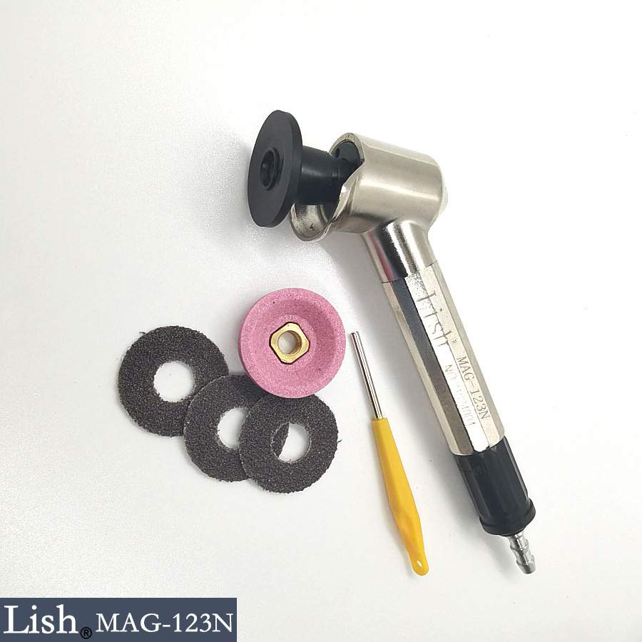 Lish气动刻磨机45度弯头风动打磨机模具抛光机风磨笔MAG-123N