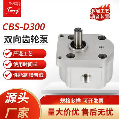 生产CBS-D300双向齿轮泵电液推杆中小型工程机械专用双向齿轮油泵