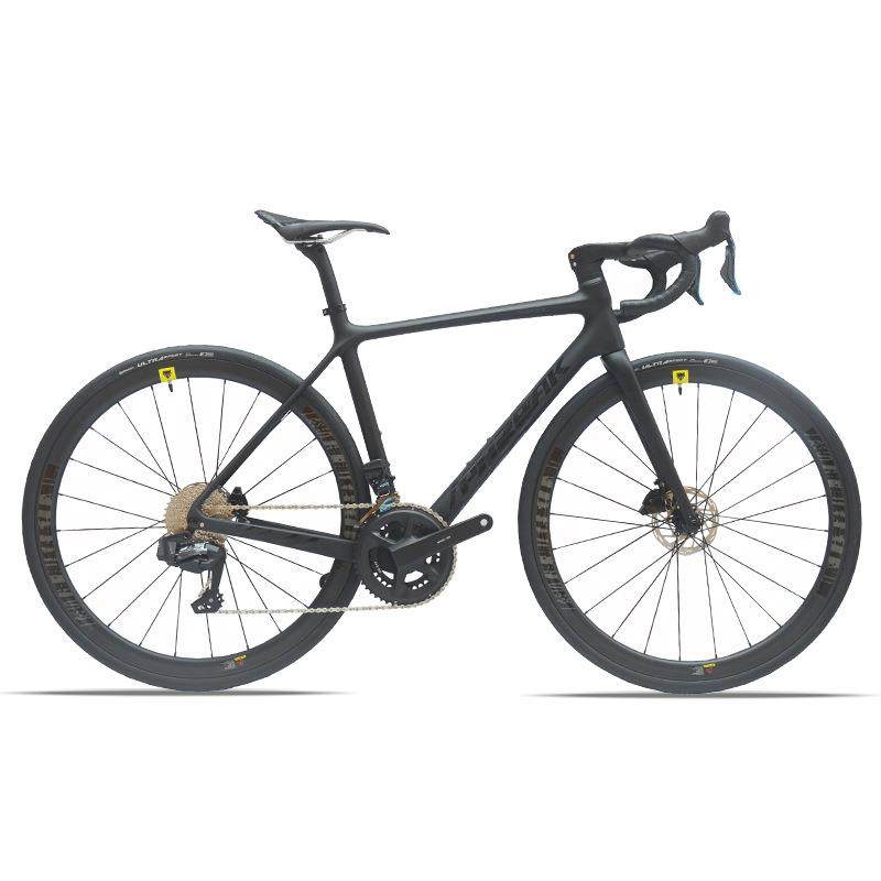 菲瑞客碳纤维24速油碟一体把电子变速公路自行车爬坡公路自行车