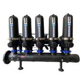 70吨玫瑰花种植大棚农业灌溉FLS 3全自动压差反冲环形浅层砂滤