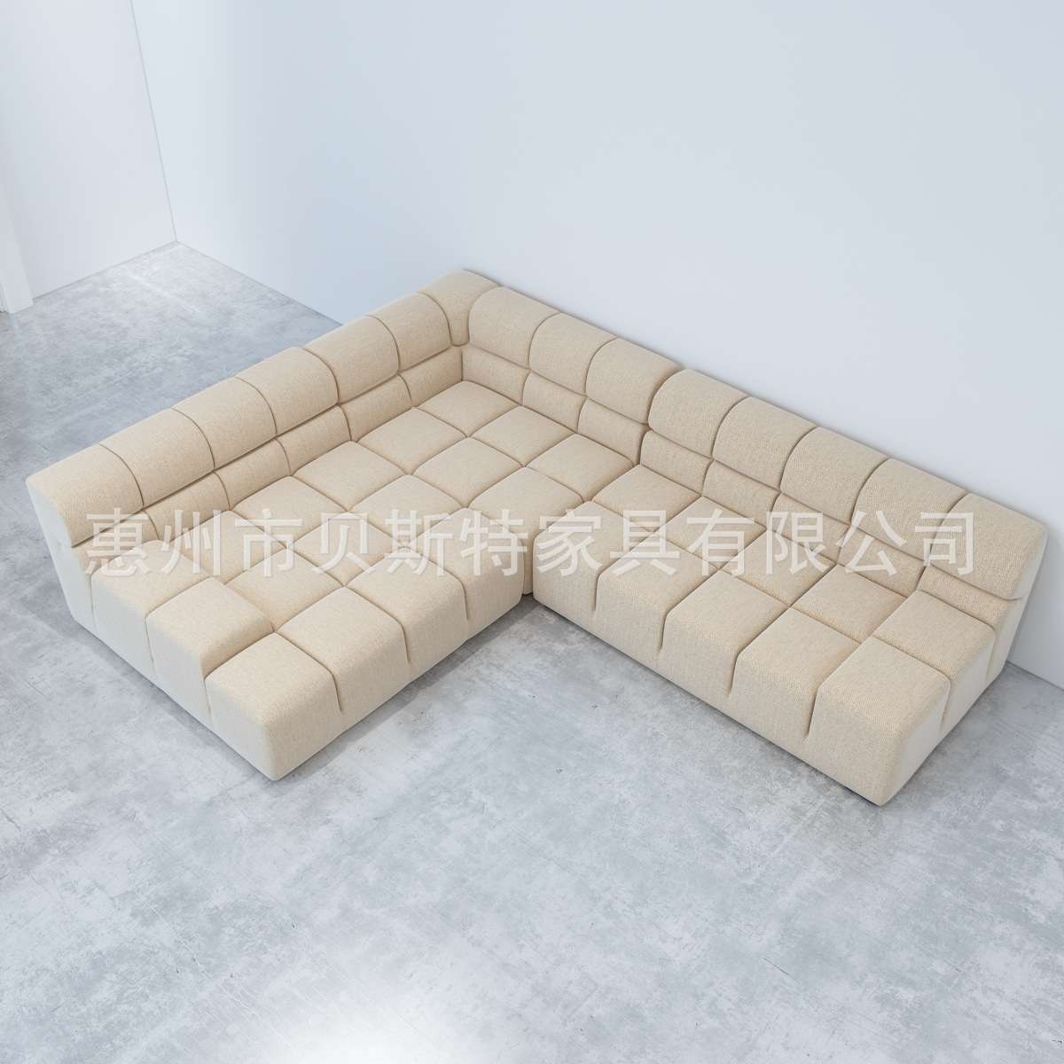 B2B Tufty time sofa豆腐块沙发亚麻布现代北欧设计师沙发