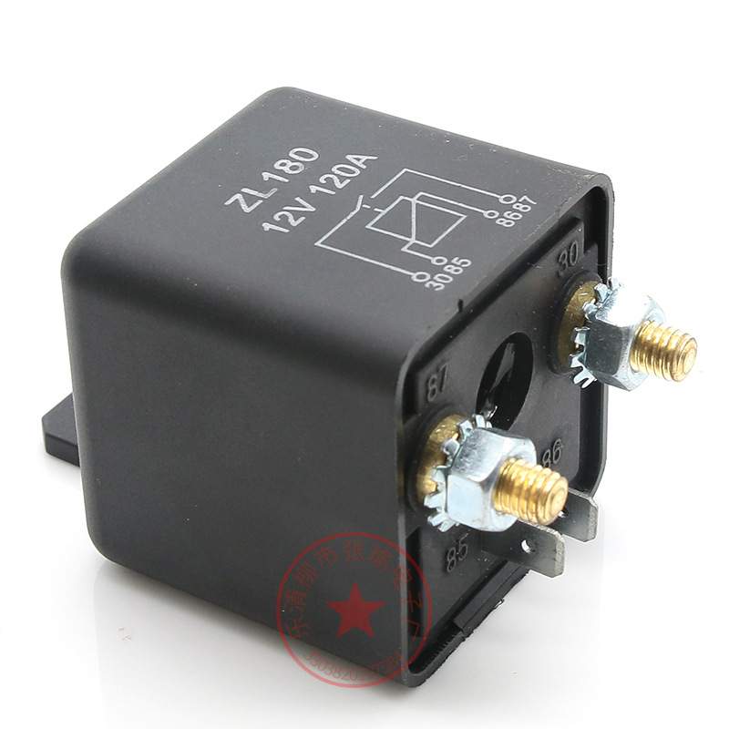 5pcs 12V 24V 120A 4针汽车继电器 蓄电池开关 启动继电器 带配件