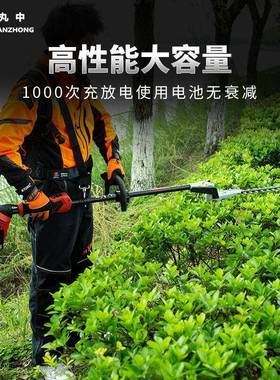 丸中（WANZHONG）充电式锂电宽带绿篱机CQE800篱笆园林绿化修枝剪