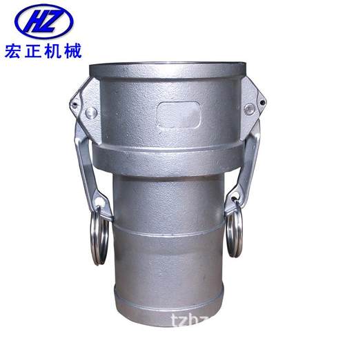 现货供应C型不锈钢扳把式接头插软管快速母接头1寸-6寸阴接头