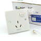松易16A空调热水器3插电源插座带开关面板86型明装 大功率 暗装
