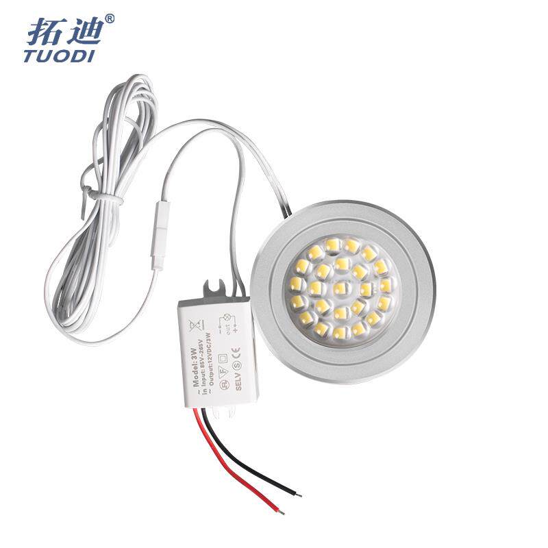拓迪新款12V触摸开关LED射灯 衣柜橱柜触摸亮灯再触摸熄灯触摸灯