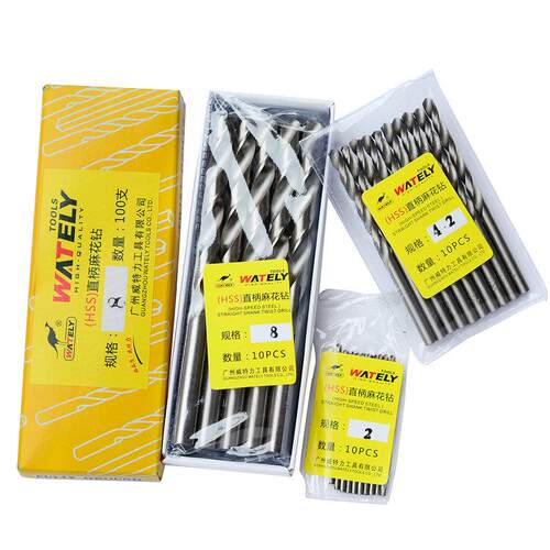 台湾威特力 2.0-8.5mm 高速钢麻花钻头 麻花钻咀 钻花 10支装