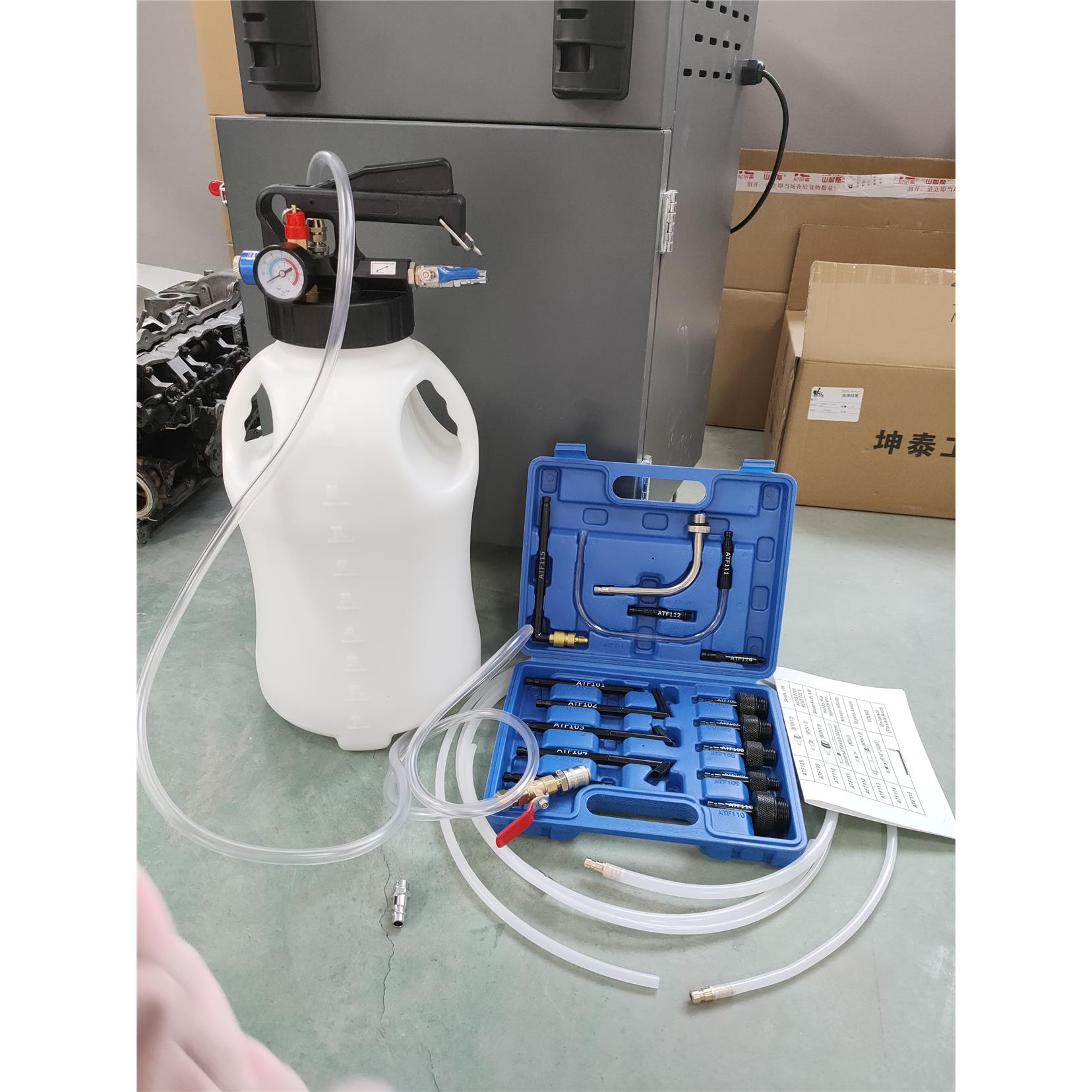 10升抽加两用气动式自动变速箱更换机波箱油加注器工具机油抽油壶