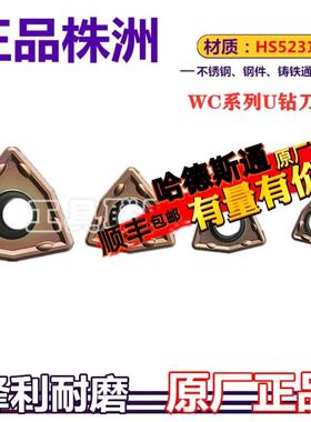 株洲哈德斯TU钻刀片WCMX03 04 05 06 08FN HS5231 喷水钻钻小桃形
