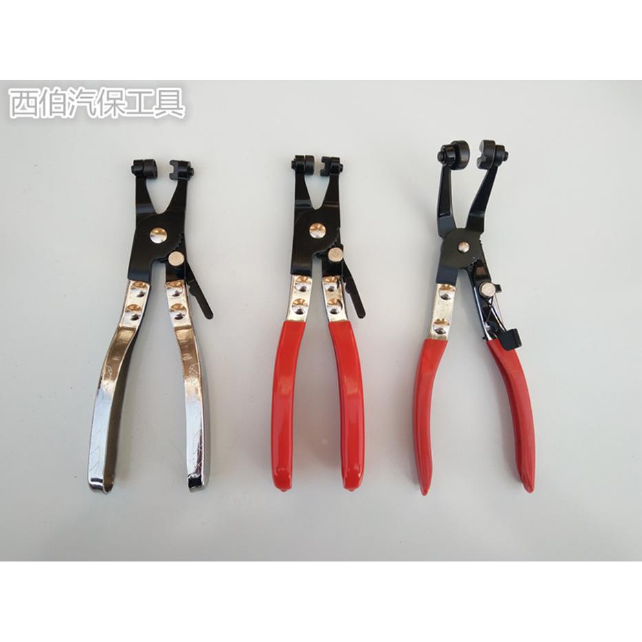 喉式管束钳汽车水管油管进气管喉箍专用钳直式弯式管钳汽车管束钳
