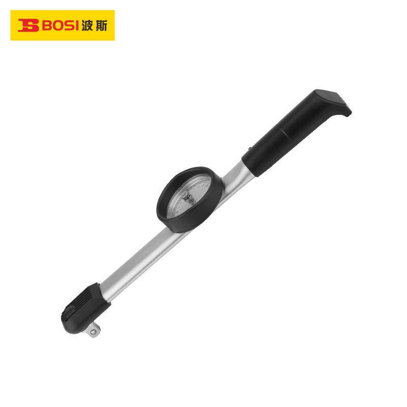 波斯工具 表盘式扭力扳手 扭矩扳手公斤指针测试力矩扳手套筒棘轮