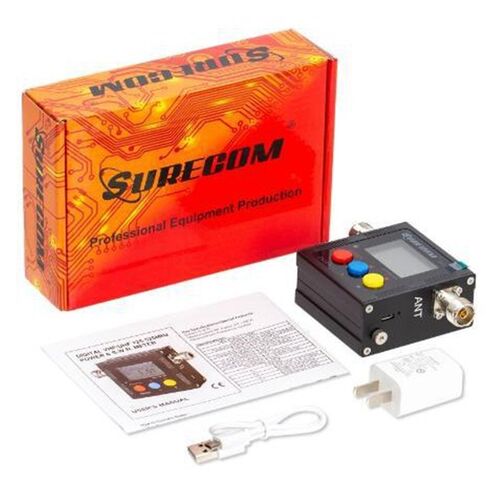 热销SURECOM SW-102 125-520 Mhz SW102 VHF/UHF对讲机功率计驻波
