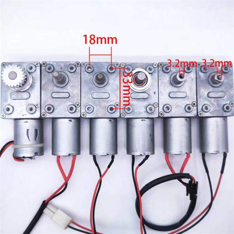 热销抽油烟机JS4632/370-12V/3/4转/80转蜗轮蜗杆减速电机升降电