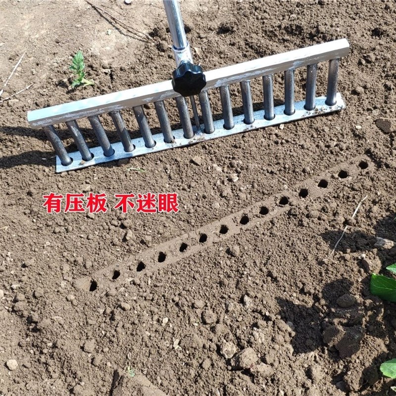热销栽葱压坑神器大葱插子压板不迷眼齿距均匀农用工具种菜农用机