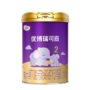 圣元优博法版瑞可嘉婴儿配方奶粉2段(6-12个月龄)900g6罐