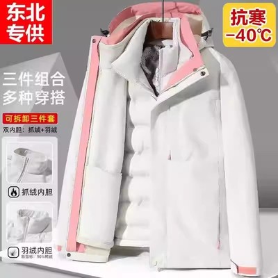 东北户外零下40度抗寒冲锋衣