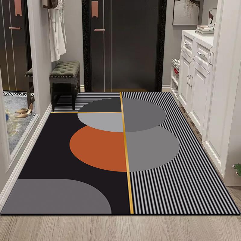 轻奢简约地垫吸水防滑垫家用入户门垫免洗耐脏大门口地垫满铺定制