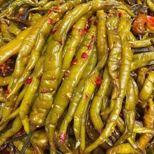 微辣泡椒腌辣椒下饭菜咸菜咸菜大全开胃菜速食菜酱辣椒小菜