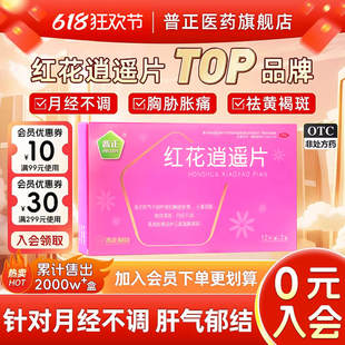 5盒红花逍遥24片丸逍遥月经不调黄褐斑乳房胀痛活血调经疏肝理气