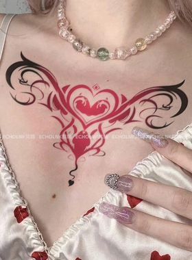 爆款魅魔彩色纹身贴女防水持久