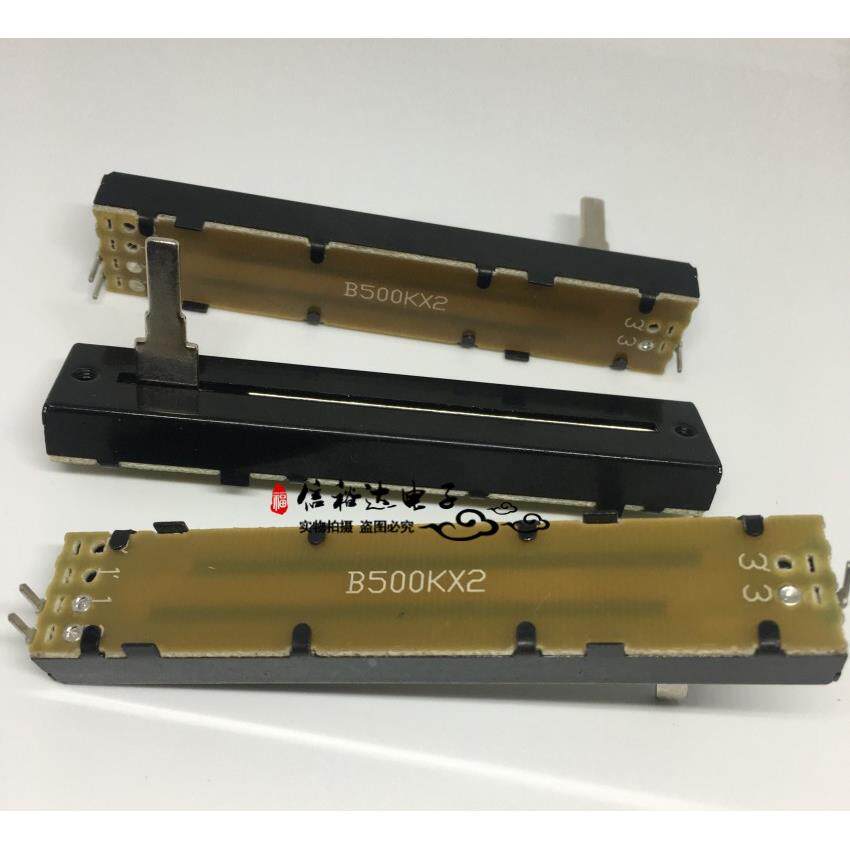 PTE60-201A-504B2 BOURNS调音台音量滑动推子开关500K B500KX2