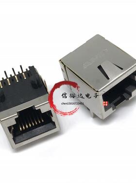 TE/AMP原装 网络以太网RJ45插孔母座8P8C接口连接器 1-1734264-1