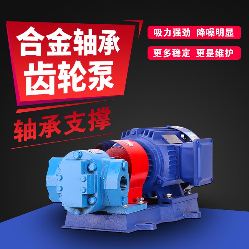 KCB轴承合金齿轮油泵铜线电机自吸高压大流量低噪音柴机齿轮油泵