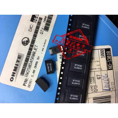 OHMITE美国 SMD贴片电流检测线绕电阻器5欧姆 5Ω 2W 5% 体积4524
