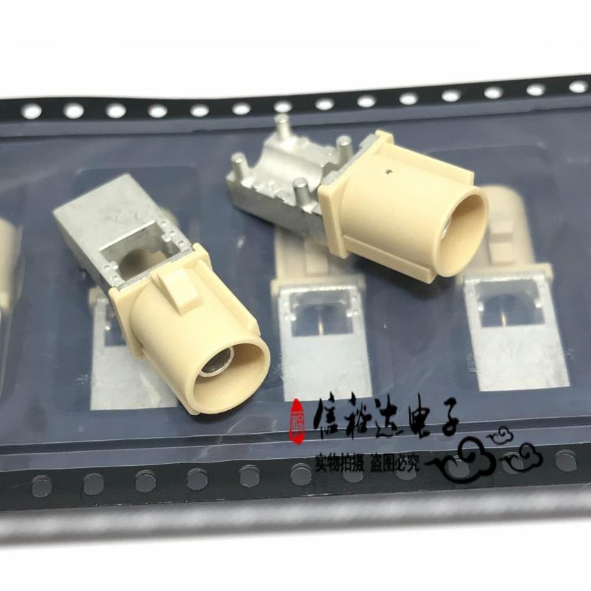 Rosenberger罗森伯格 FAKRA-I型线束直角公座SMB汽车蓝牙公头6GHZ