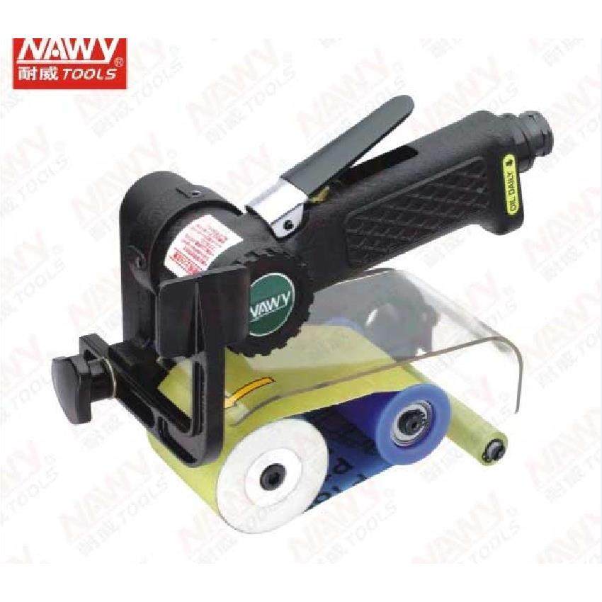 台湾耐威工具NY-8260气动砂带机抛光机打磨机NY-8526带式磨光机