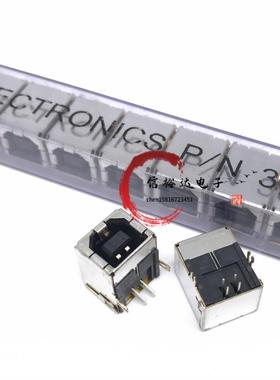 FCI 61729-1011BLF USB2.0 TypeB型打印机接口母座4POS 2.5mm