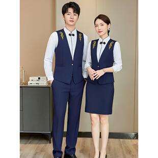 采购产品酒店男女工作服，职业装，衬衫和背心，西餐厅收银员，餐