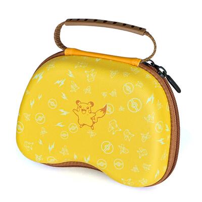 Xbox PS宝可梦限定手柄收纳包switch pro手柄盒nspro皮卡丘黄色