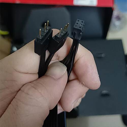 华硕主板AURA 5V 3pin/针RGB接口同步调光6针转双5VARGB灯条接口