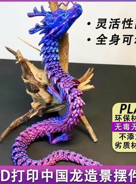 速发龙印中关打鱼缸造景活动国节迷你小神龙儿童玩具送礼品汽车摆