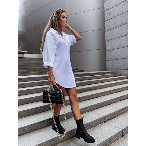 Loose long sleeved V-neck shirt for women女式宽松长袖V领衬衫